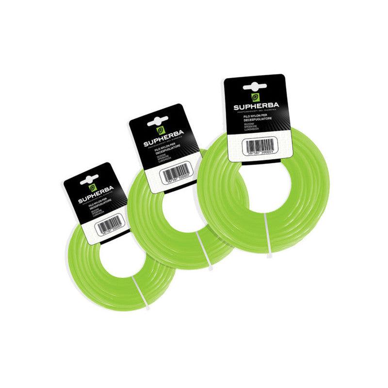 Bobina filo nylon quadro universale 3mm 15mt Supherba - Brico Sapiens - L' evoluzione del fai da te Bobina filo nylon quadro universale 3mm 15mt Supherba - Brico Sapiens - L' evoluzione del fai da te